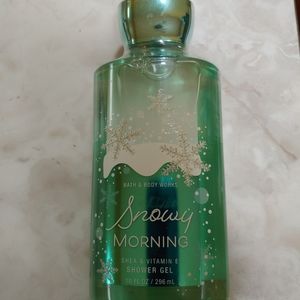 Bath and Body works Snowy Morning shower Gel